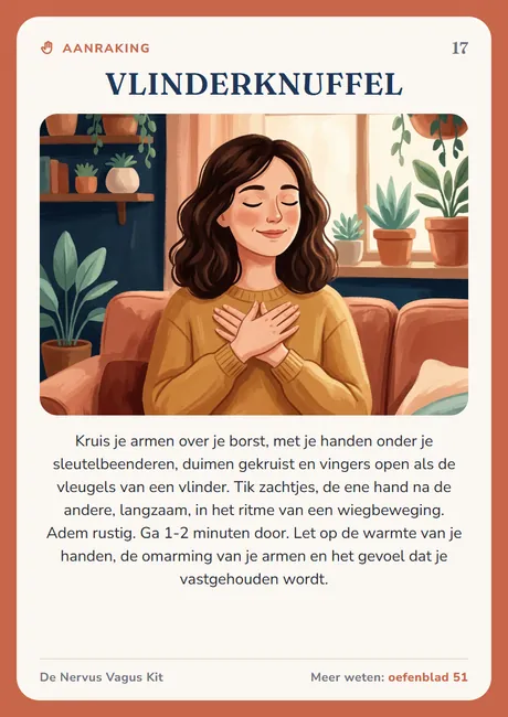 Nervus vagus-kaart: Vlinderknuffel